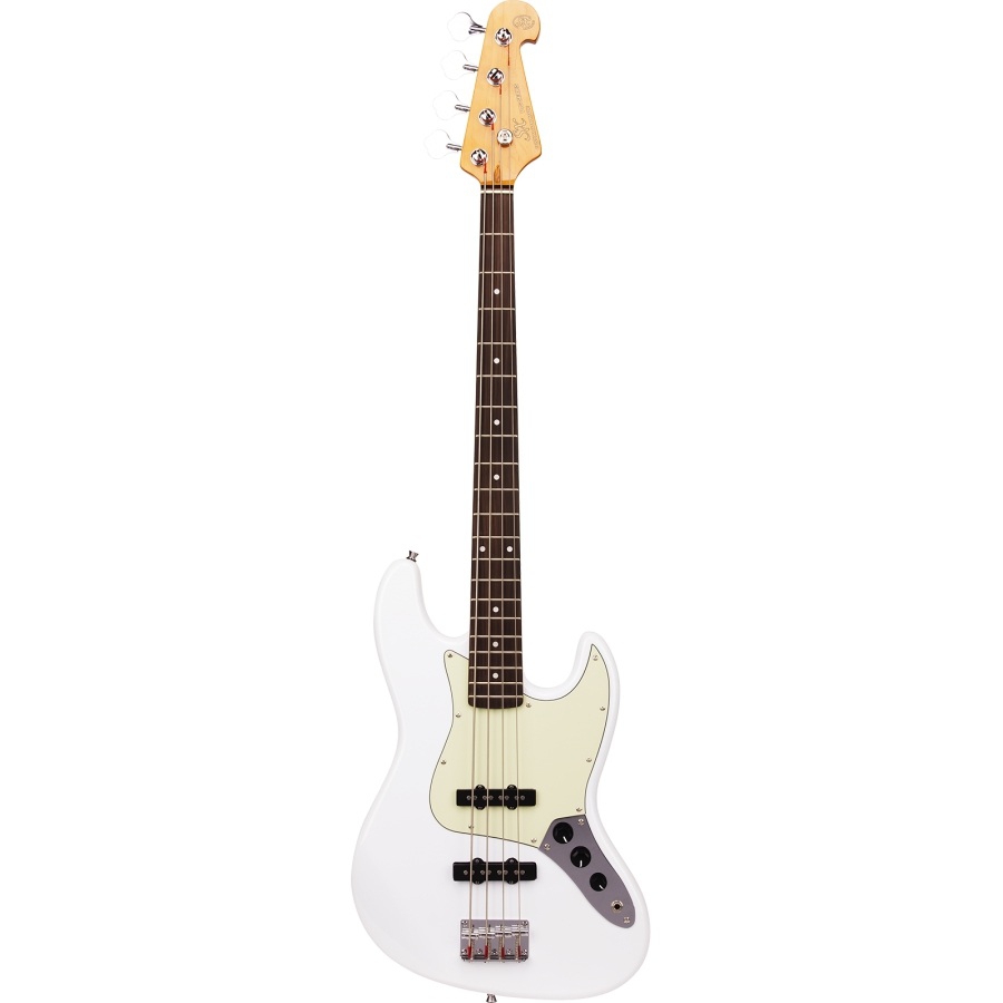 SX SJB62 Perdesiz Bas Gitar (Olympic White)