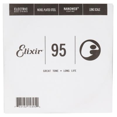 Elixir NANOWEB Coating Long Scale Tek Bas Gitar Teli (.095)