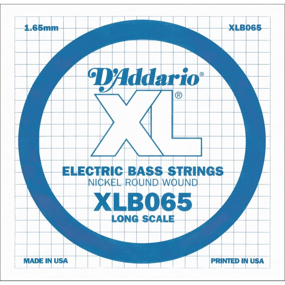 D'addario XLB065 Tek Bas Gitar Teli (1.65)