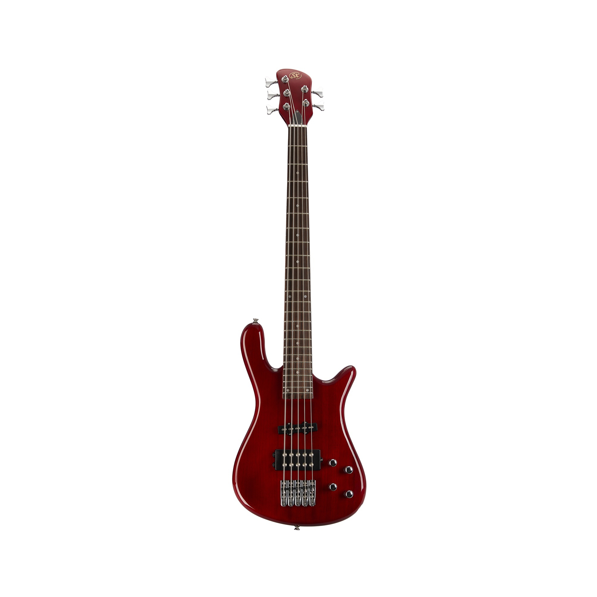 SX SWB1 5 Telli Bas Gitar (Trans Red Wine)