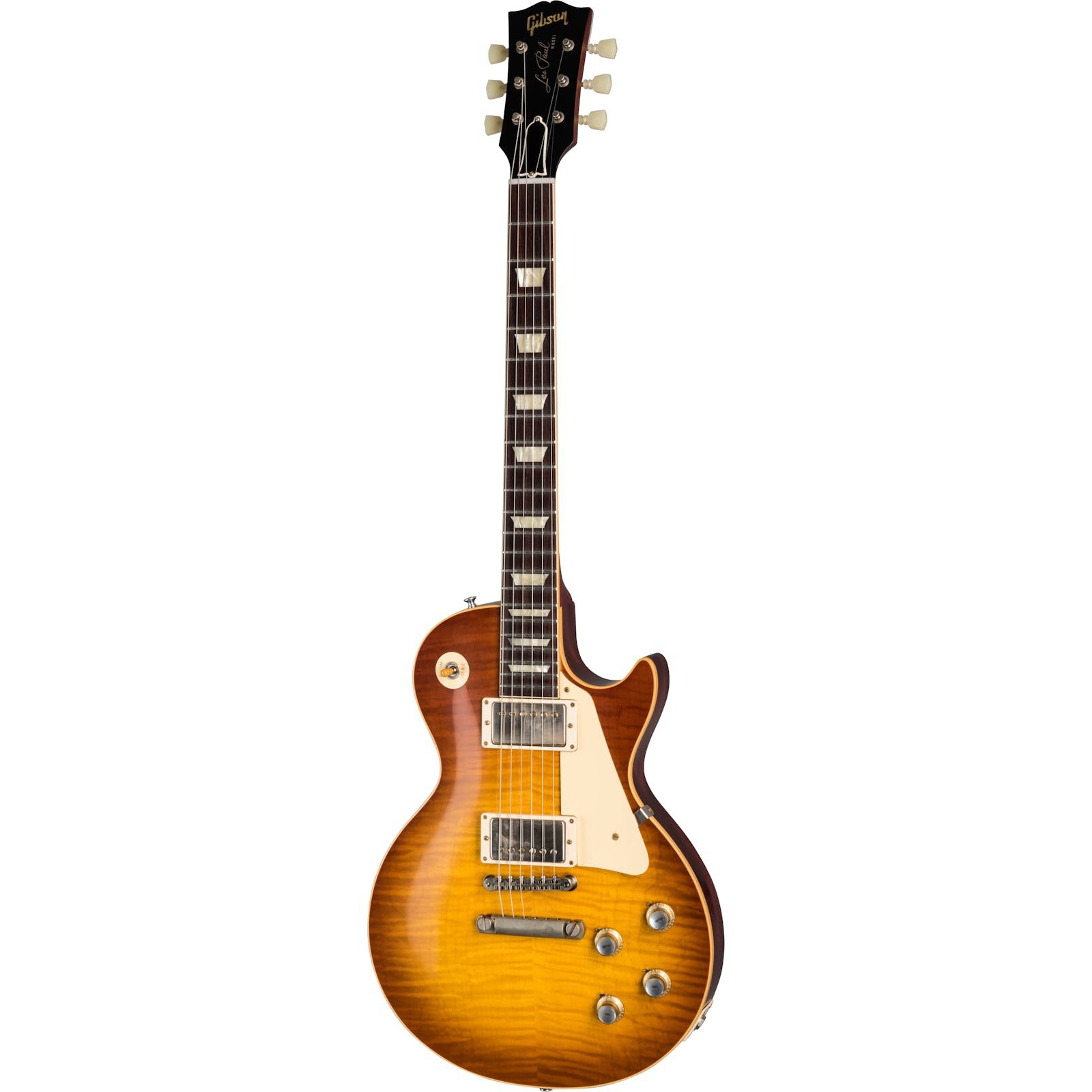 Gibson Custom Shop 1960 Les Paul Standard Reissue VOS Elektro Gitar (Iced Tea Burst)