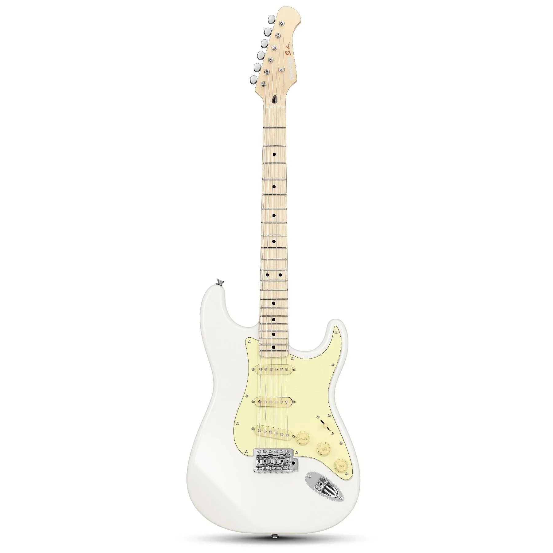 Donner DST-600 Elektro Gitar (Flat White)