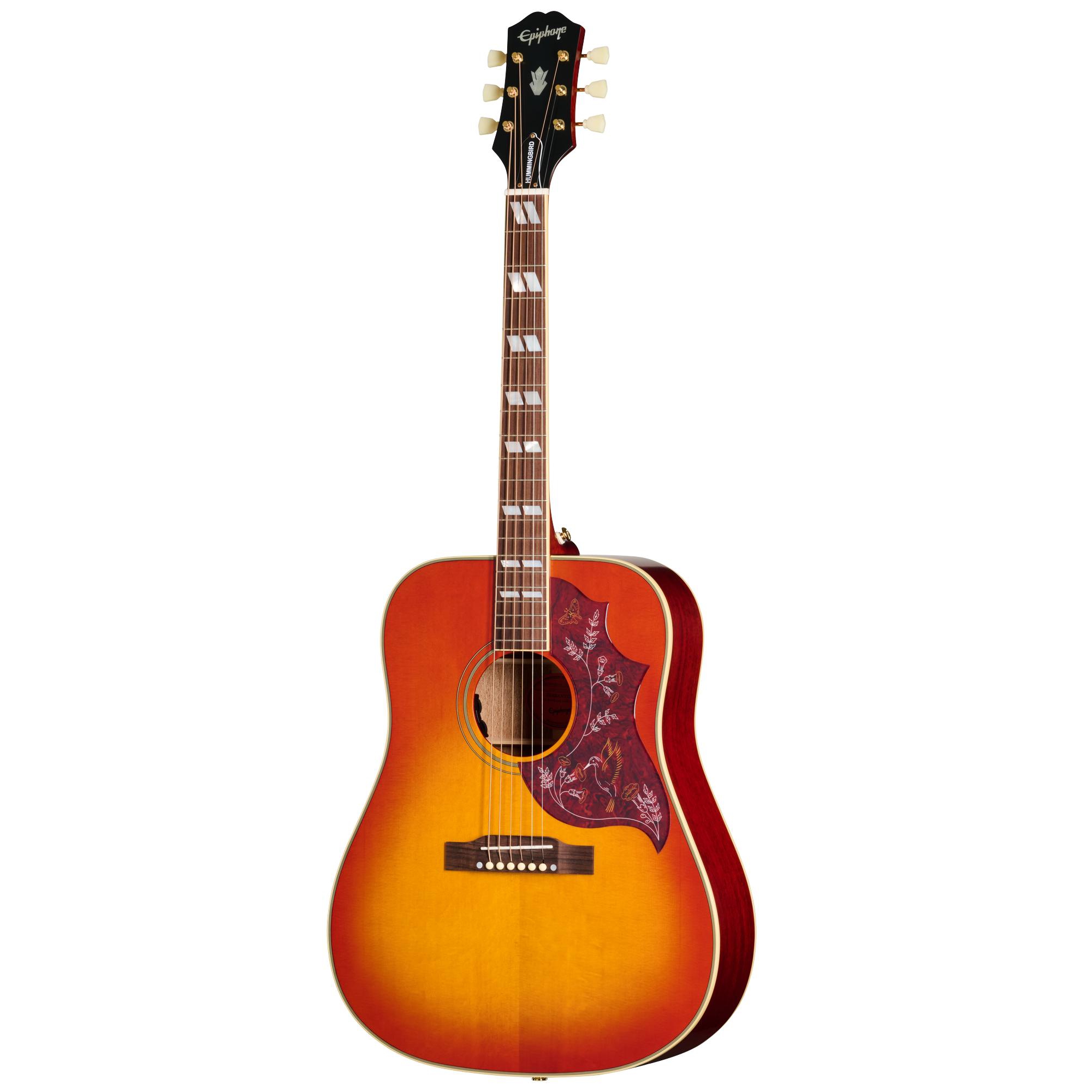 Epiphone Hummingbird Standard Elektro Akustik Gitar (Cherry Sunburst)