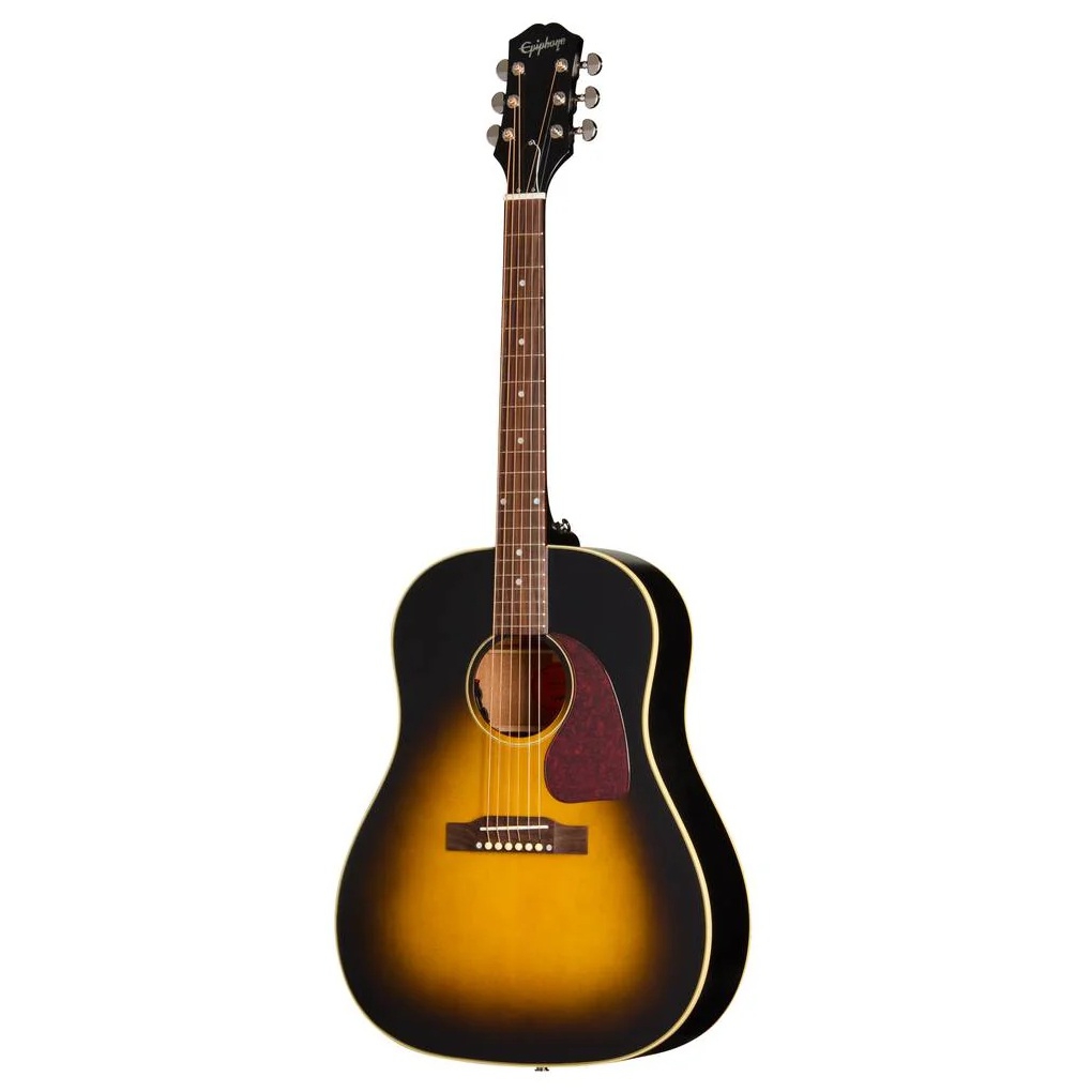 Epiphone J-45 Standard Elektro Akustik Gitar (Vintage Sunburst)