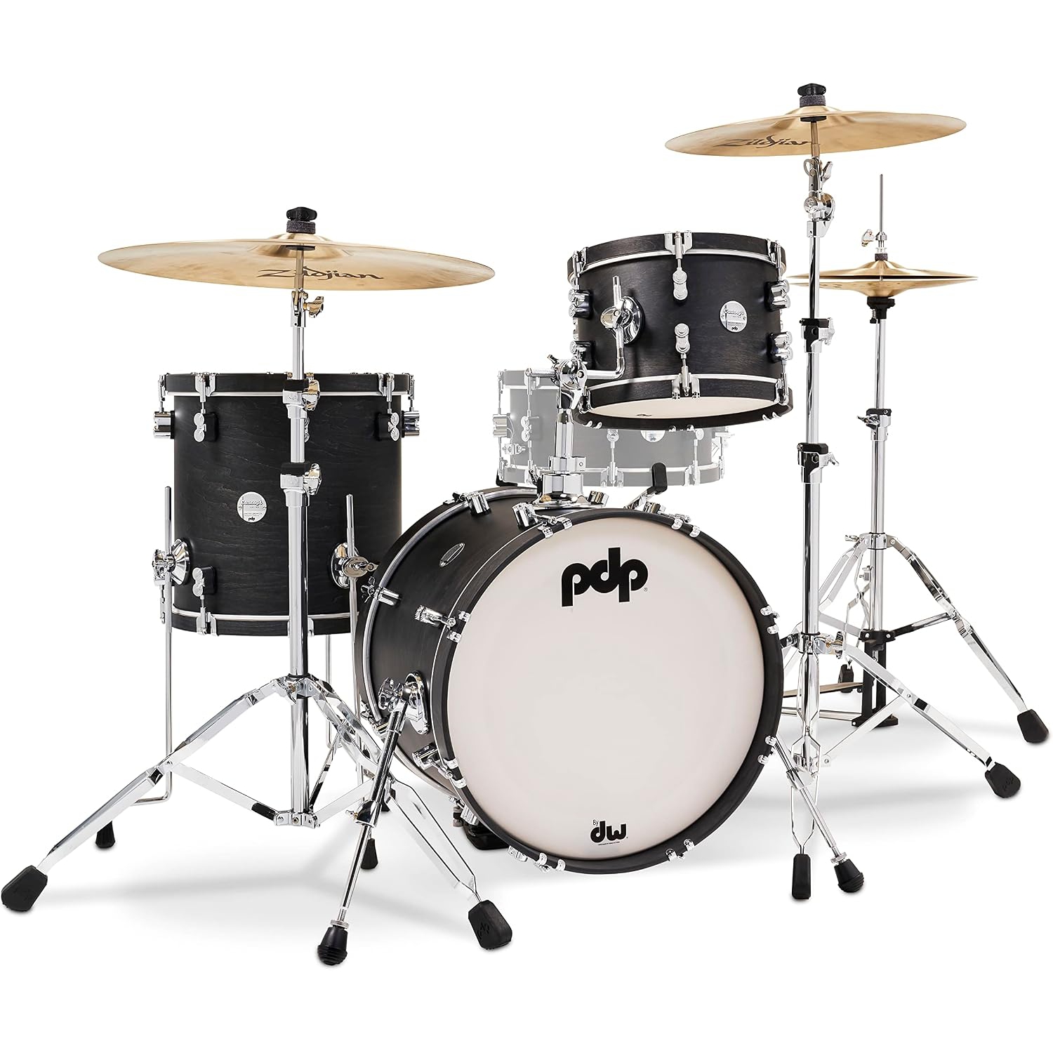 PDP Concept Maple Classic Bop 3 Parça 18" Davul (Ebony)