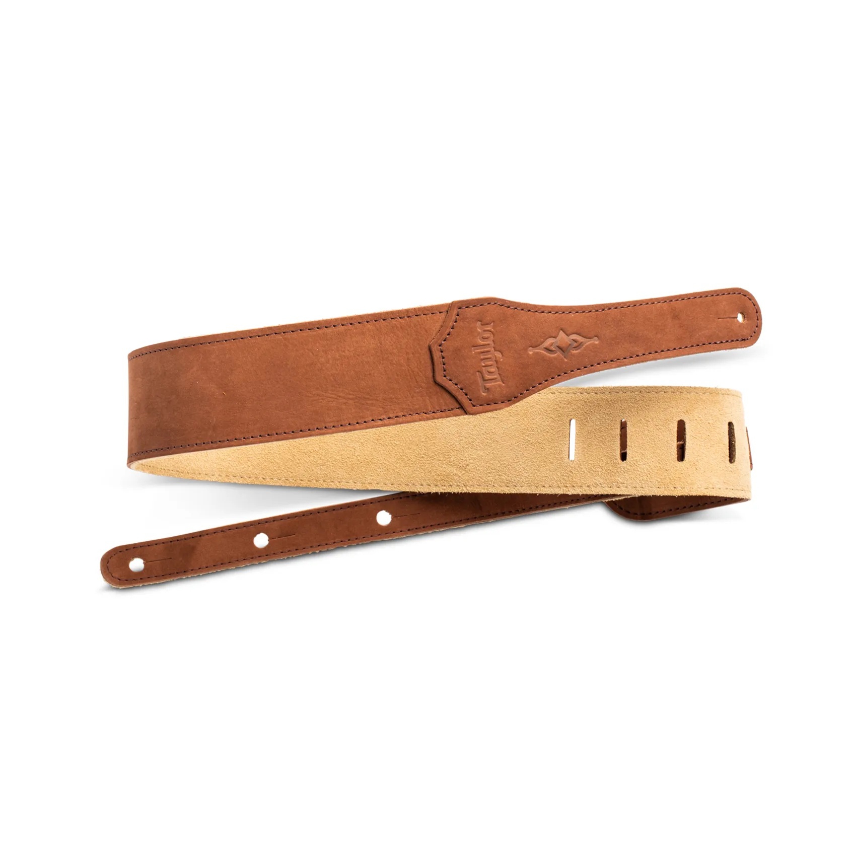 Taylor Gemstone Süet 2.5" Gitar Askısı (Kahverengi)
