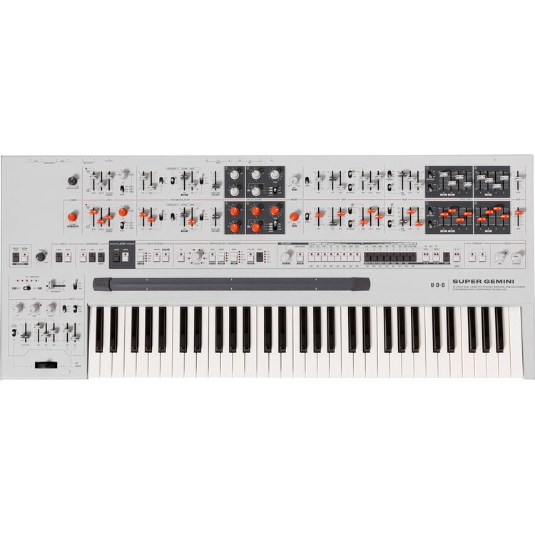 UDO Audio Super Gemini 61 Tuş Analog Hibrit Synthesizer (Beyaz)