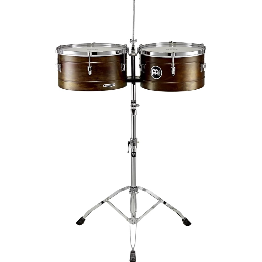 Meinl Marathon Series Standlı 14+15" Timbale (Rusty Retro Antique Finish)