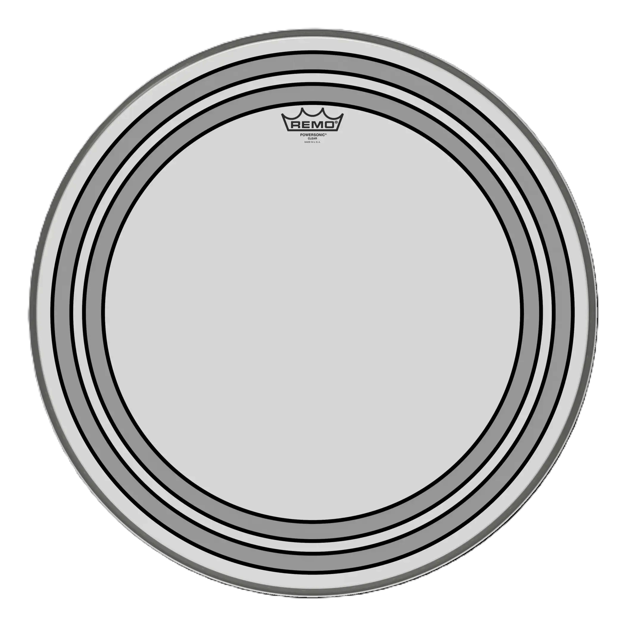 Remo PW-1322-00- Powersonic® Şeffaf 22" Kick Derisi