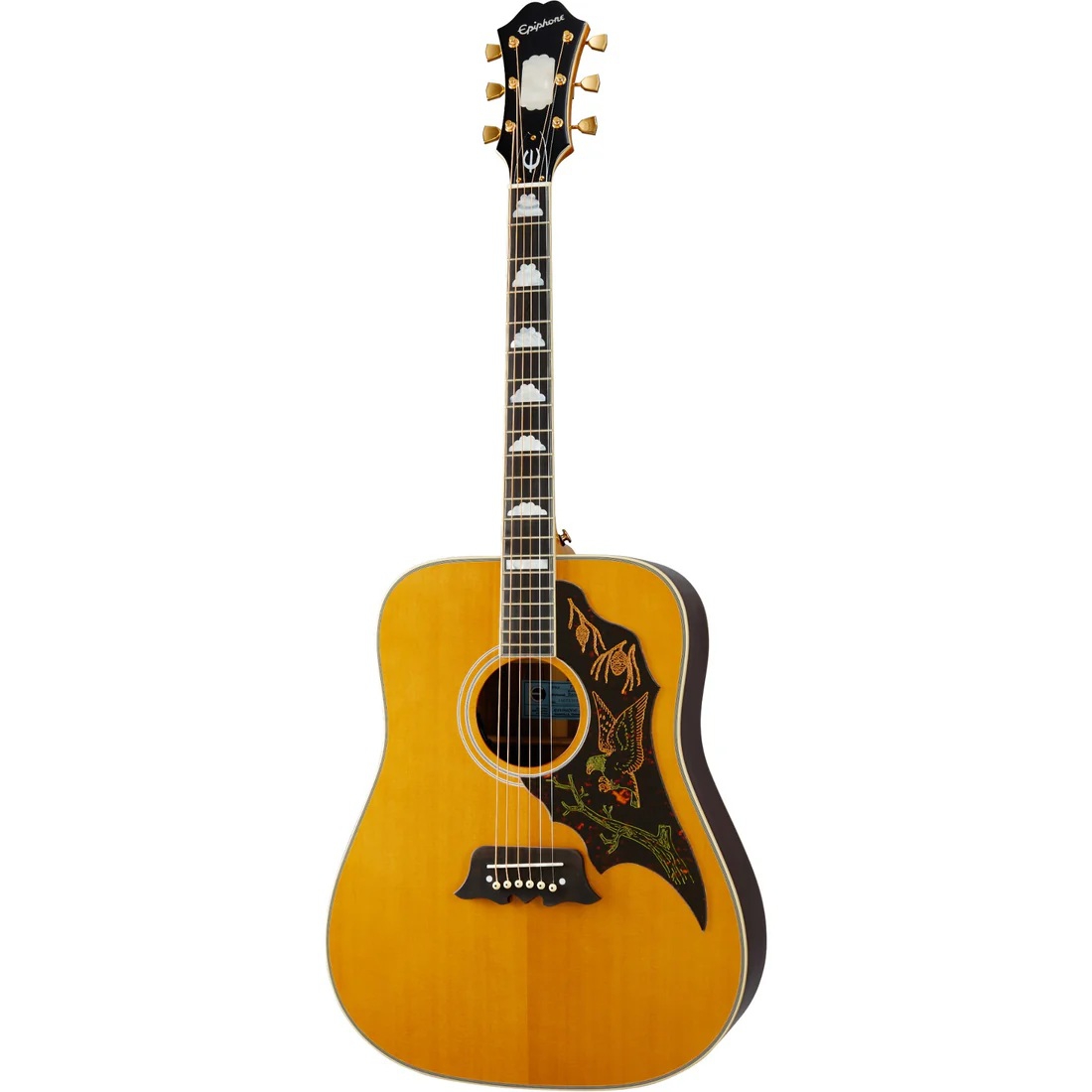 Epiphone Masterbilt Excellente Elektro Akustik Gitar (Antique Natural Aged Gloss)