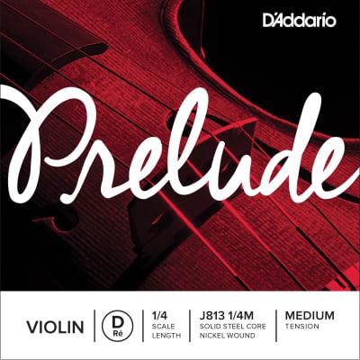 D'Addario J813 1/4M Prelude D Keman Teli (Re)