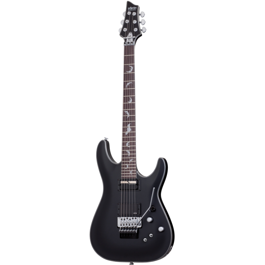 Schecter Damien Platinum 6 FR S Elektro Gitar (Satin Black)