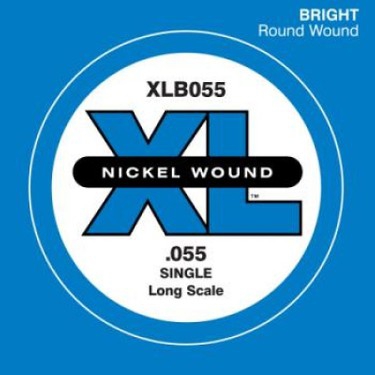 D'addario XLB055 Tek Bas Gitar Teli (0.55)