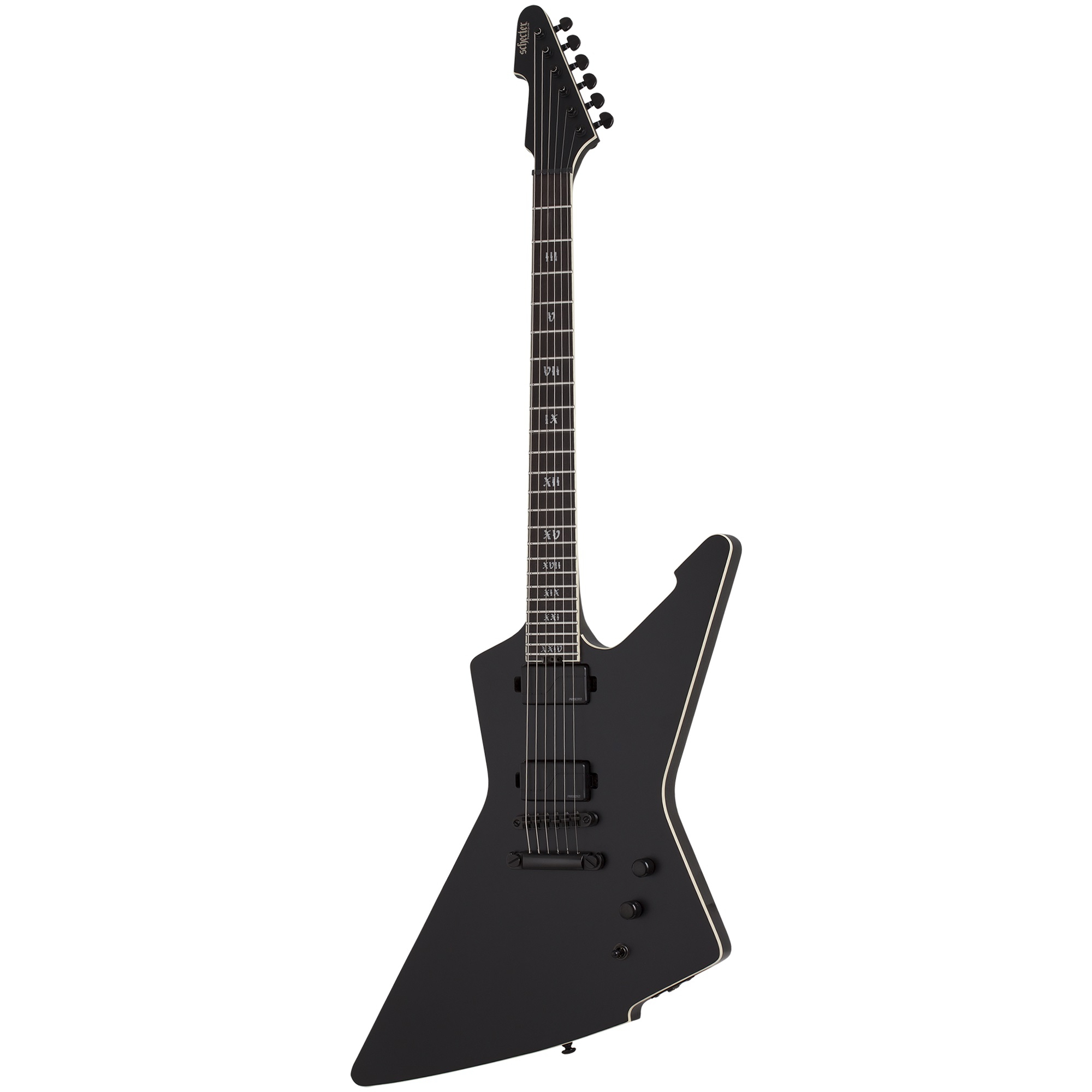 Schecter E-1 SLS Evil Twin Elektro Gitar (Satin Black)
