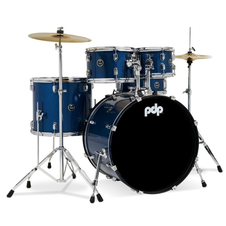 PDP Drums Centerstage 22'' 5-Parça Akustik Davul Seti (Royal Blue Sparkle)