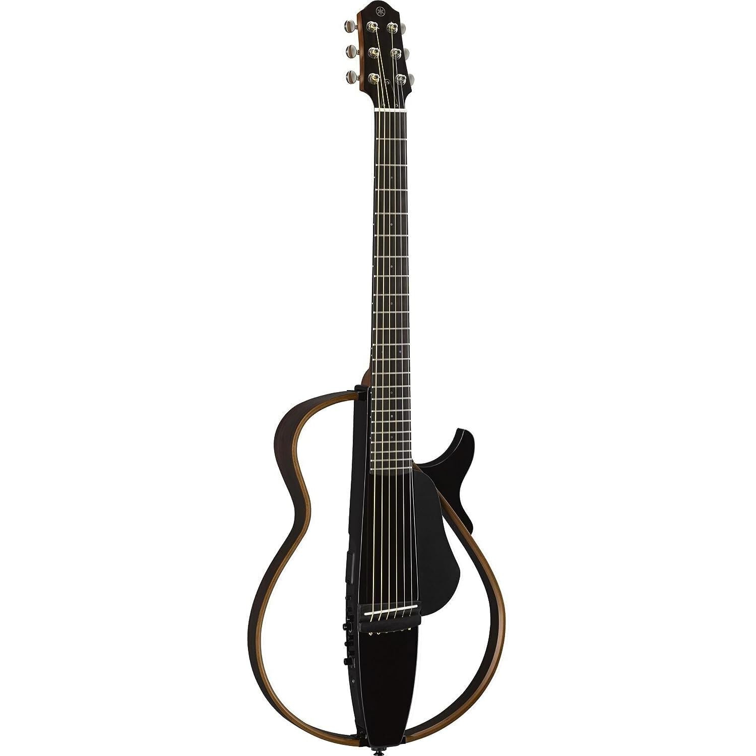 Yamaha SLG200S Silent Akustik Gitar (Trans Black)