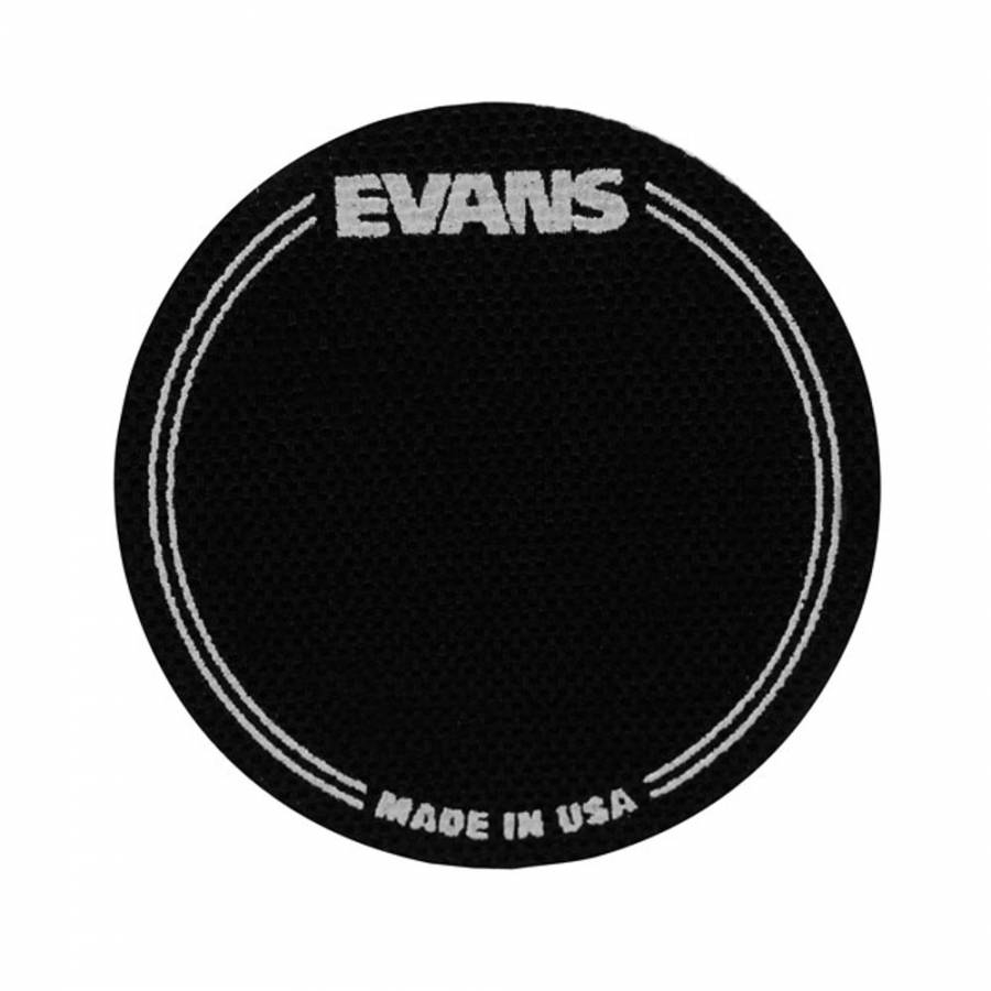 Evans EQPB1 Black Nylon Single Bass Patch