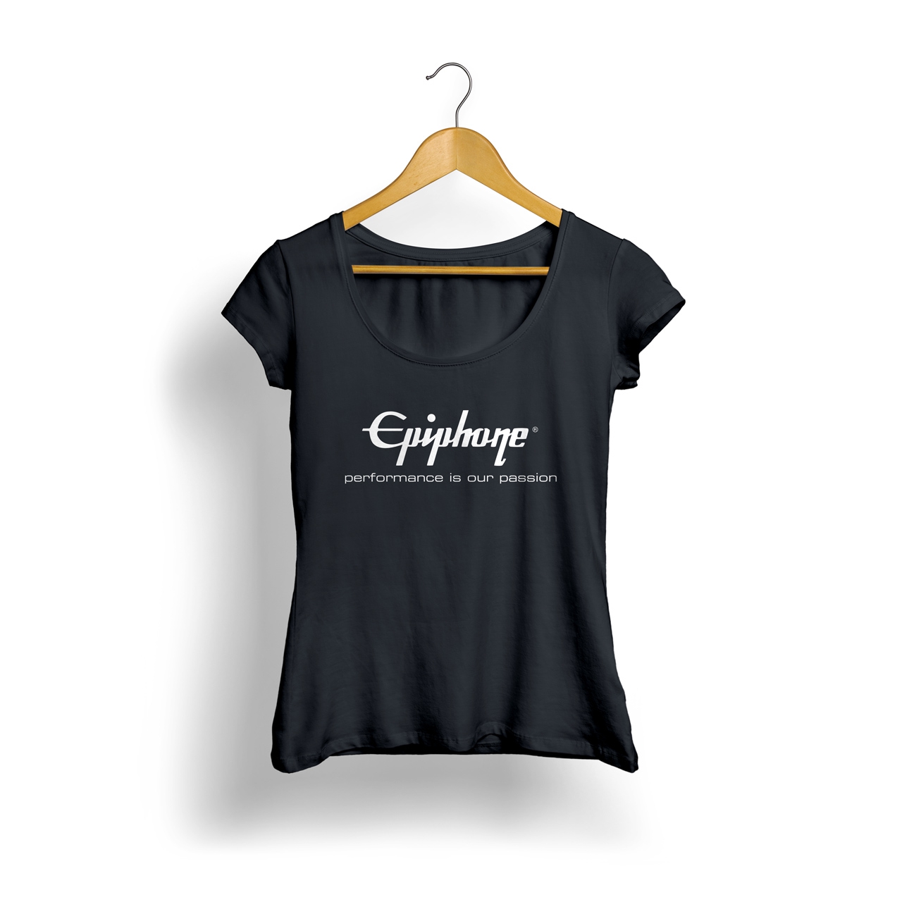 Epiphone Logo Kadın T-Shirt (Siyah)