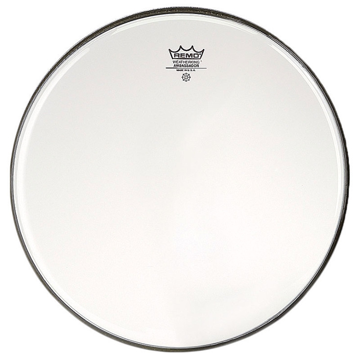 Remo Ambassador Clear 14'' Tom Derisi