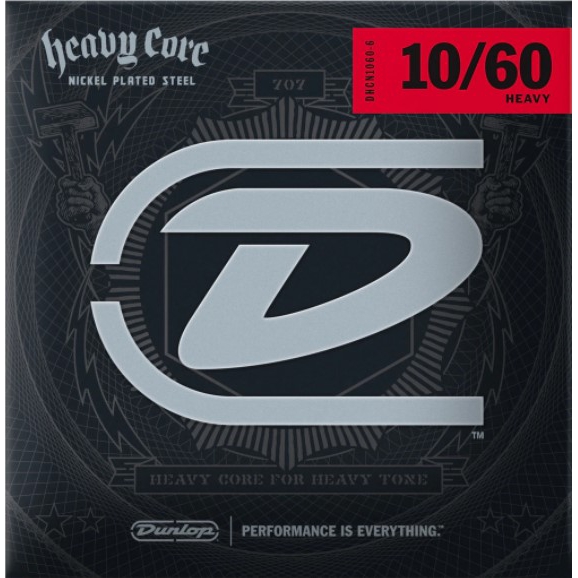 Jim Dunlop DHCN1060-7 Heavy Core 7 Telli Elektro Gitar Teli (10–60)