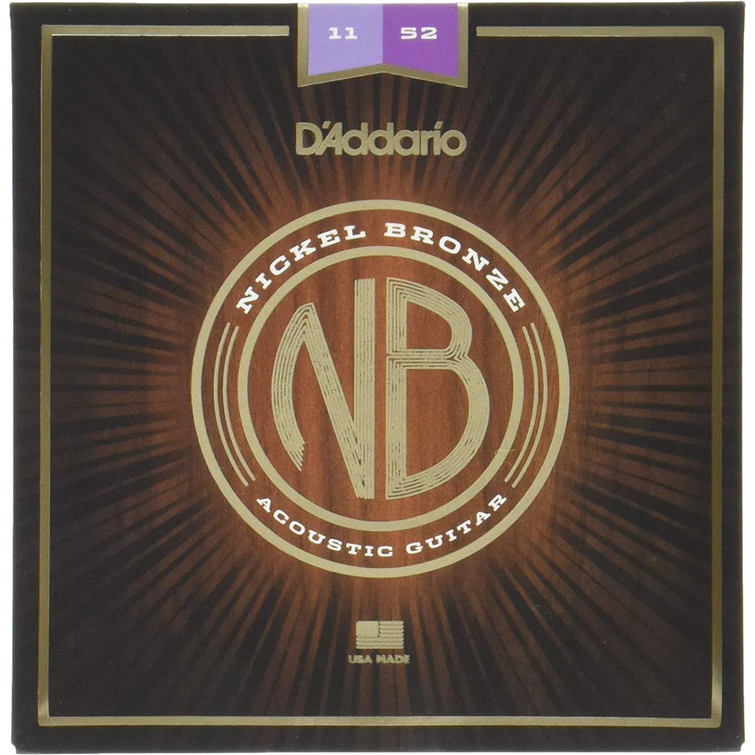 D'Addario NB1152 Nikel Bronz Akustik Gitar Teli (11-52)