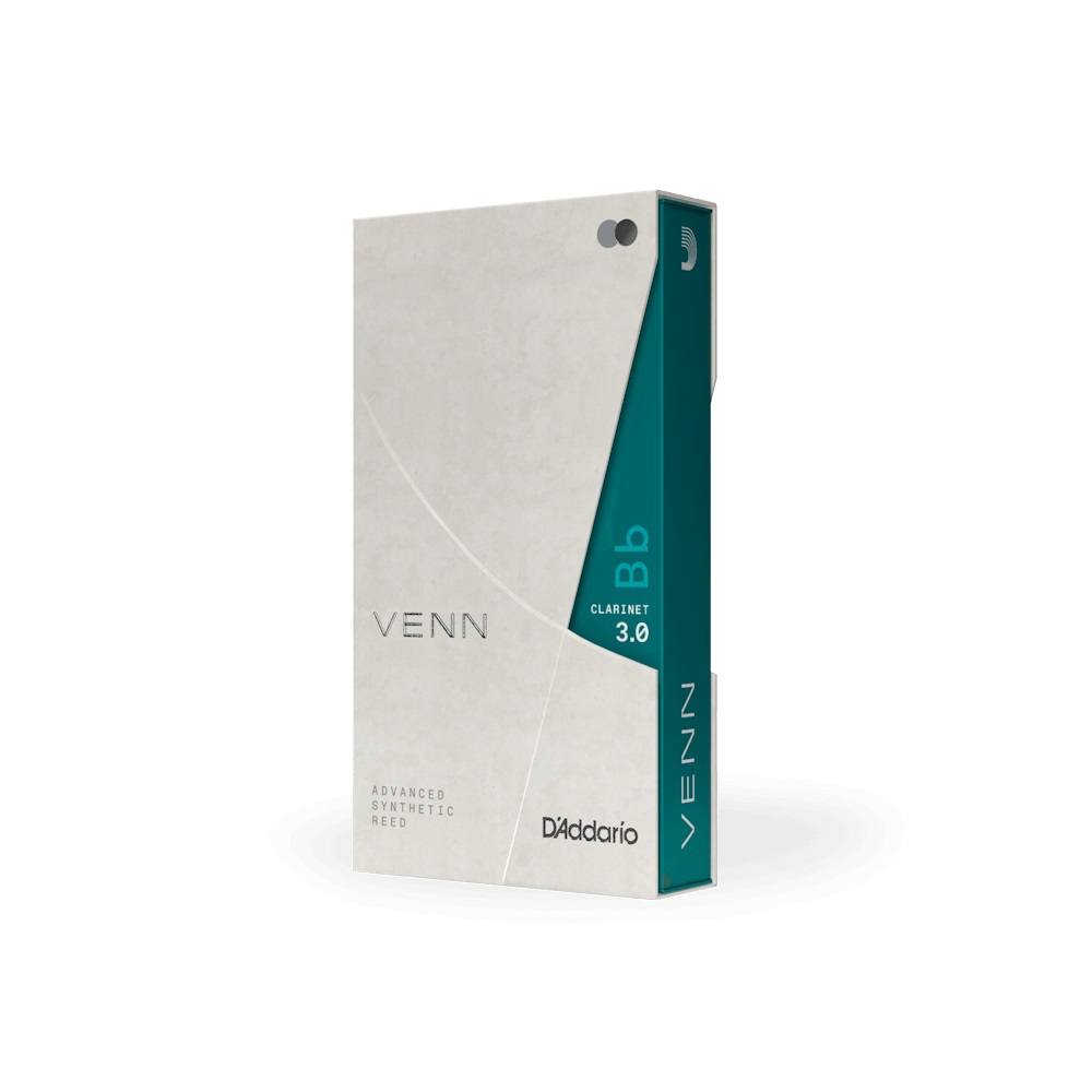 D'Addario Woodwinds VENN G2 Sentetik Bb Klarnet Kamışı No:2,5