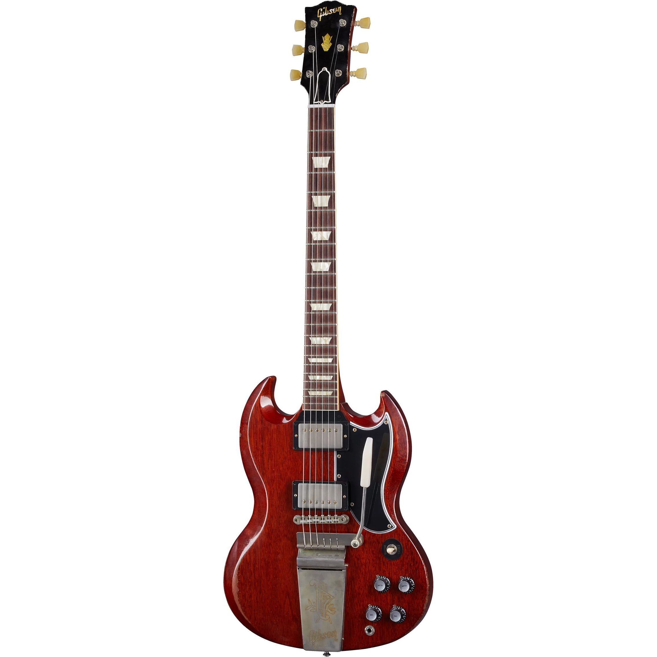 Gibson Custom Murphy Lab 1964 SG Standard Reissue Elektro Gitar (Maestro Vibrola Heavy Aged)