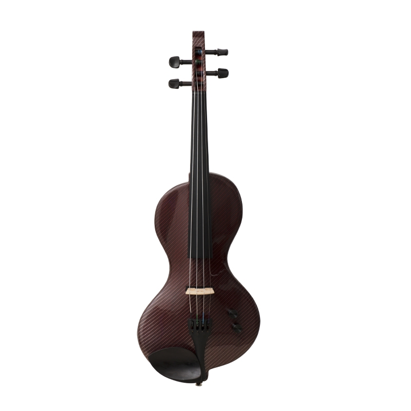 Kinglos CWDS-R1311 Dark Red Carbon Fiber4/4 Elektro Keman