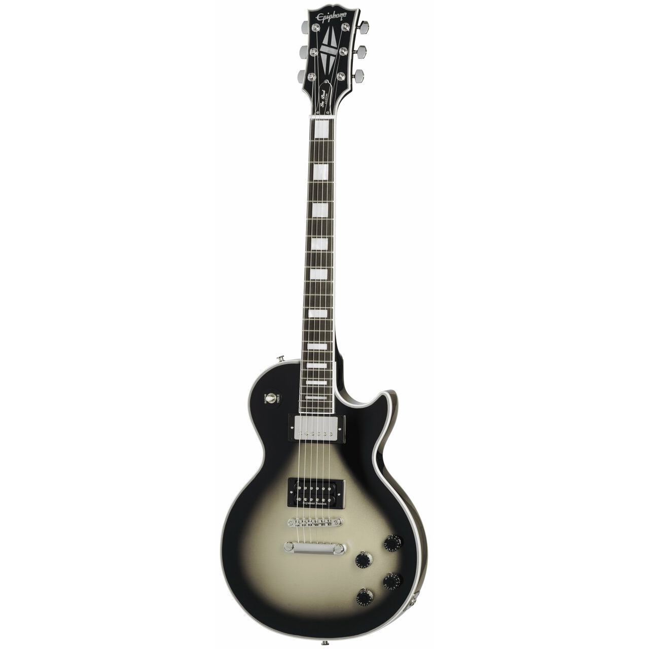 Epiphone Artist Adam Jones Signature 1979 Les Paul Custom Elektro Gitar (Antique Silverburst)