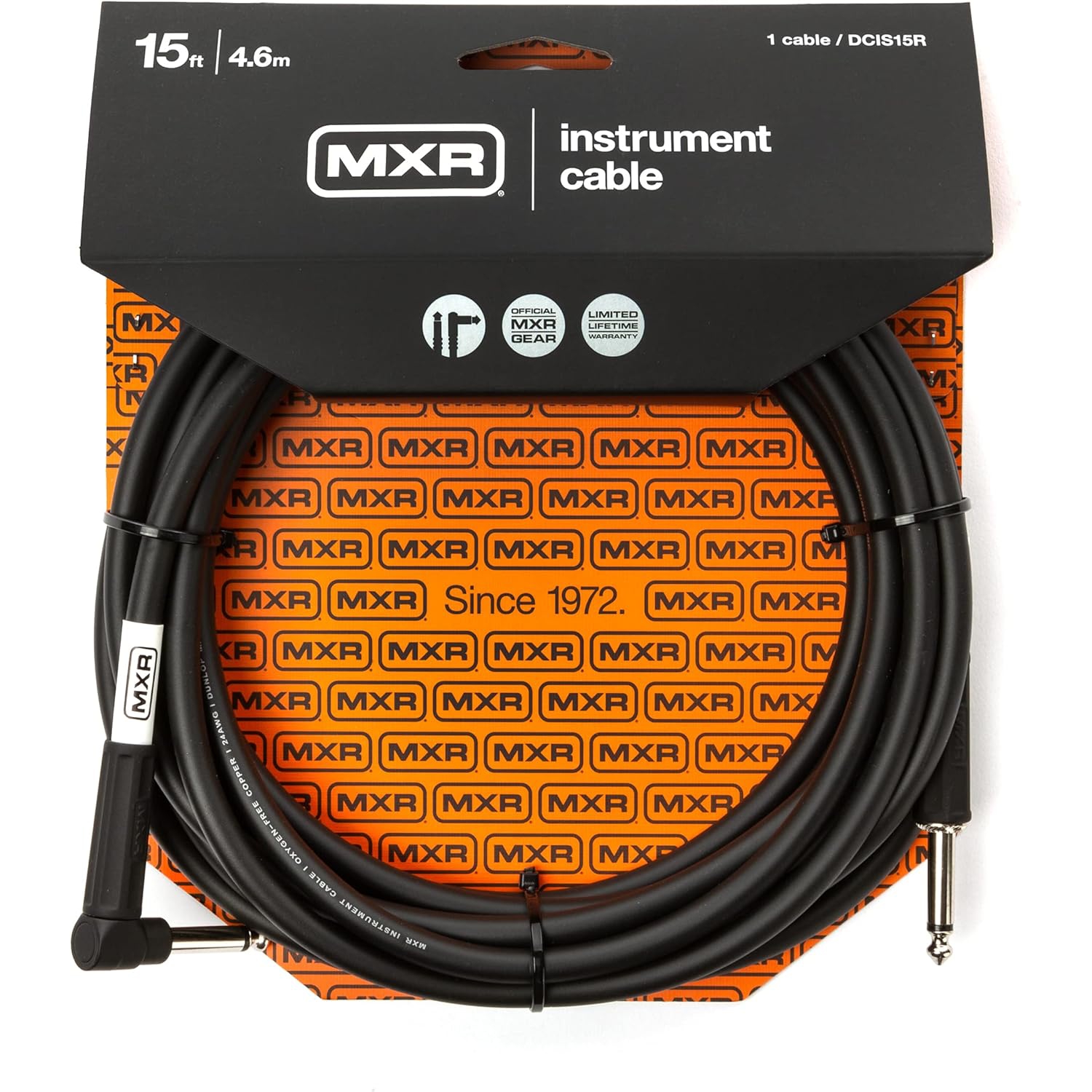 MXR DCIS15R Gitar Kablosu (4,5 m)