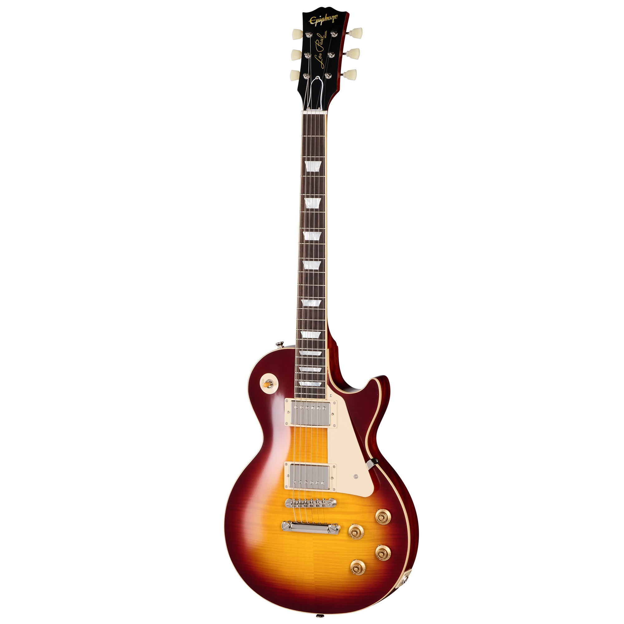 Epiphone 1959 Les Paul Standard Reissue Elektro Gitar (Deep Cherry Sunburst)