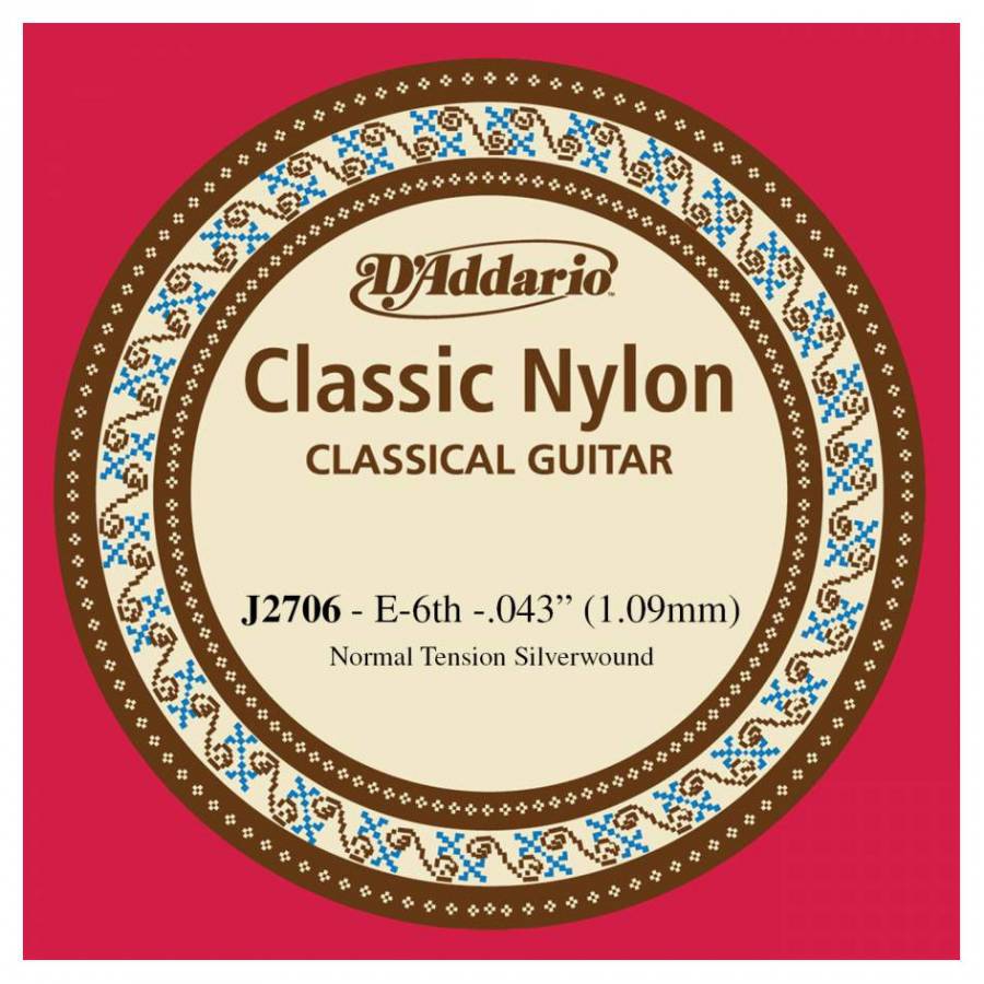D'Addario J2706 Normal Tension Tek Klasik Gitar Teli (E)