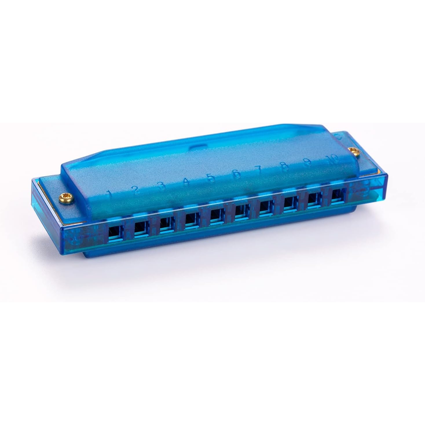 Hohner M5252 Translucent Harp Mavi Mızıka (Do Majör)