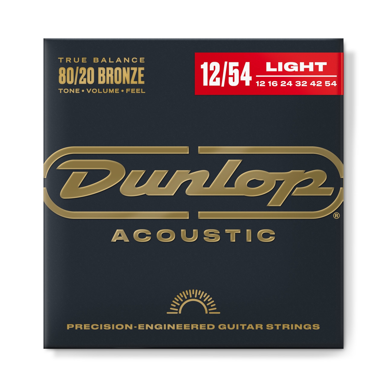 Jim Dunlop DAB1254 Light 80/20 Bronze Akustik Gitar Teli (12-54)