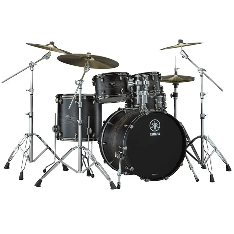 Yamaha Live Custom Hybrid Oak Fusion 20" Akustik Davul (Charcoal Sunburst)