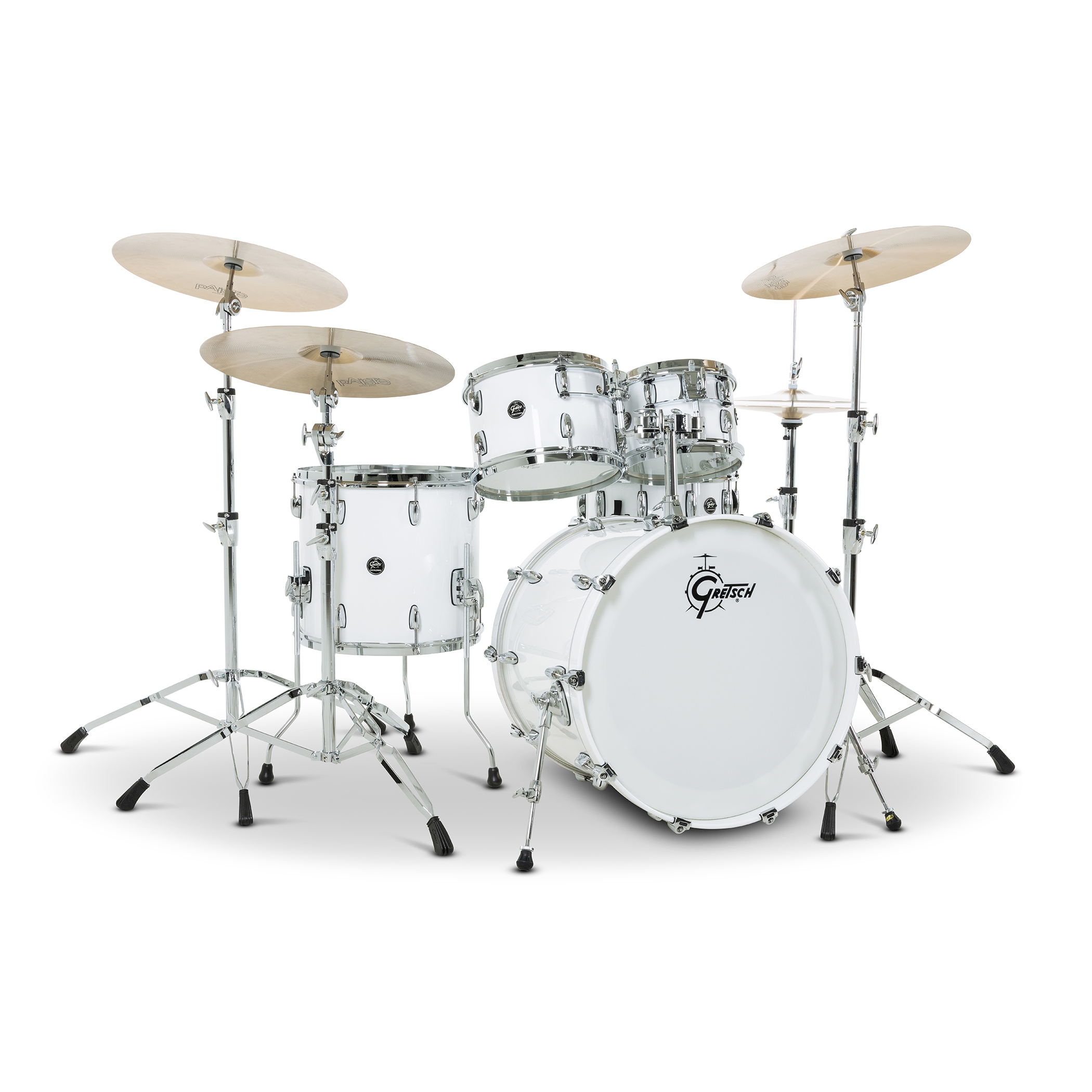 Gretsch Renown 5-Parça 22" Akustik Davul (Piano White)