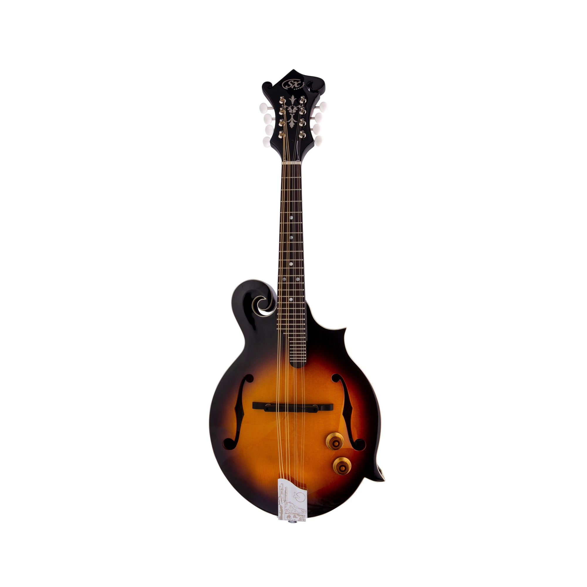 SX SMF660E F Style Elektro Mandolin (Vintage Sunburst)
