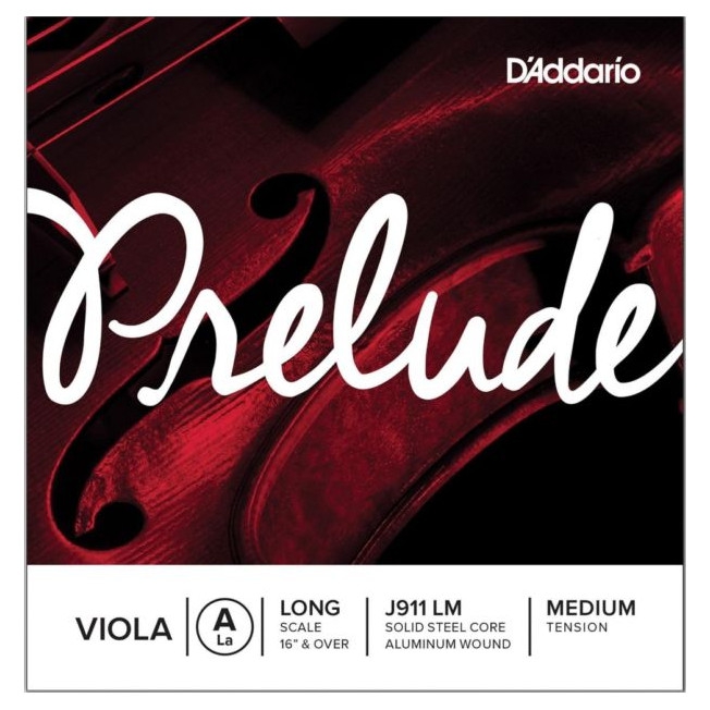 D'Addario J911LM Prelude A Viyola Teli (La)