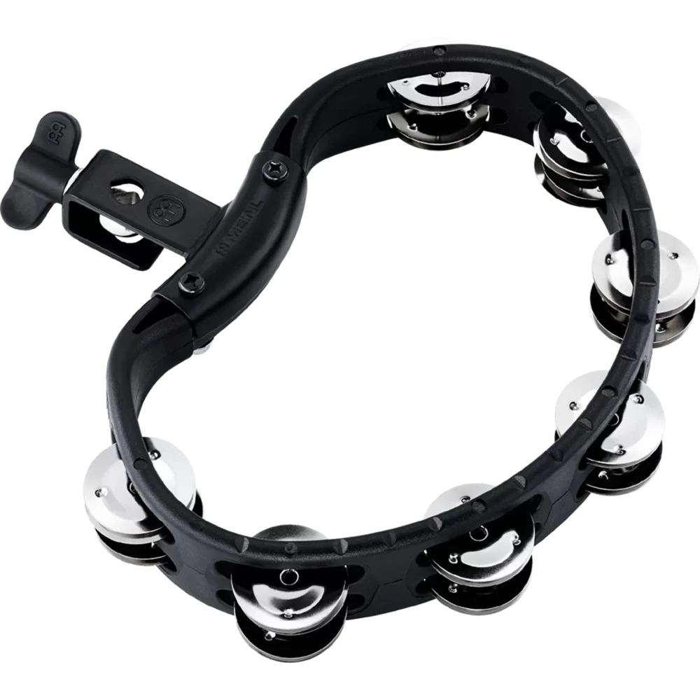 Meinl HTMT2BK Stainless Steel Jingle Headliner Range Mounted Tamburin