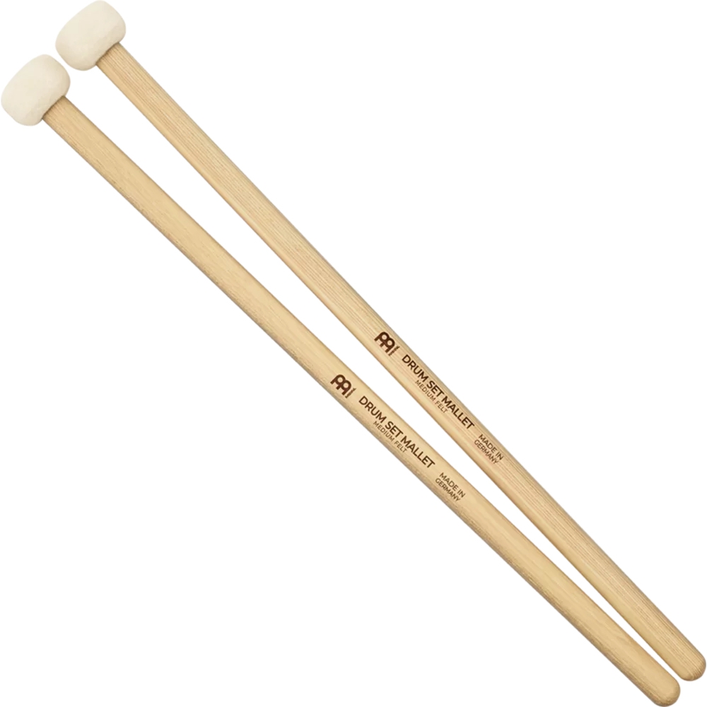 Meinl SB401 Drum Set Mallet Medium Felt Tip (5A Hickory Handle)