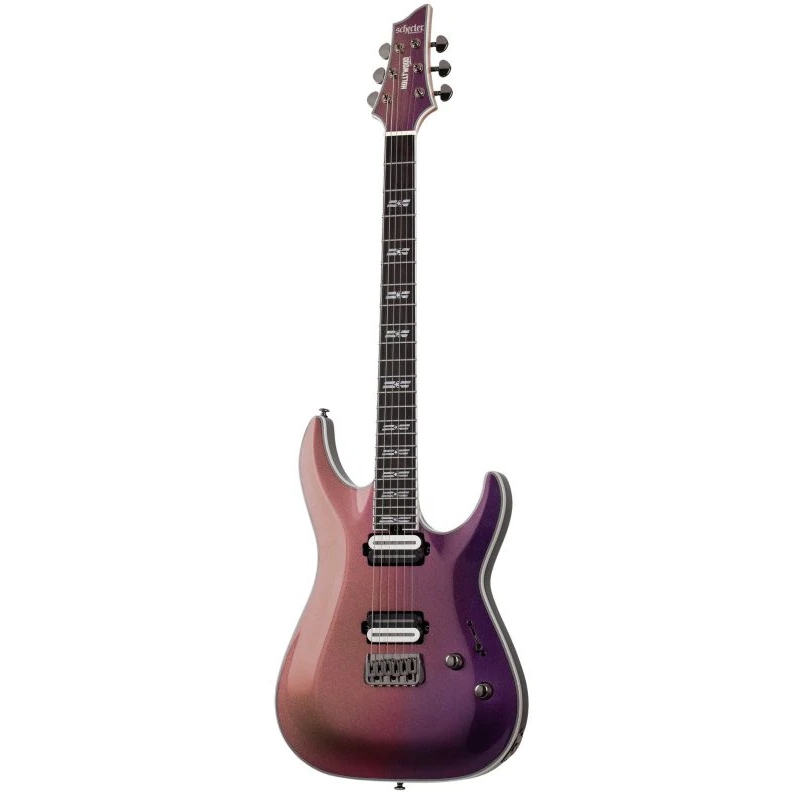 Schecter C-1 SLS Hollywood Elektro Gitar (Supernova Violet)