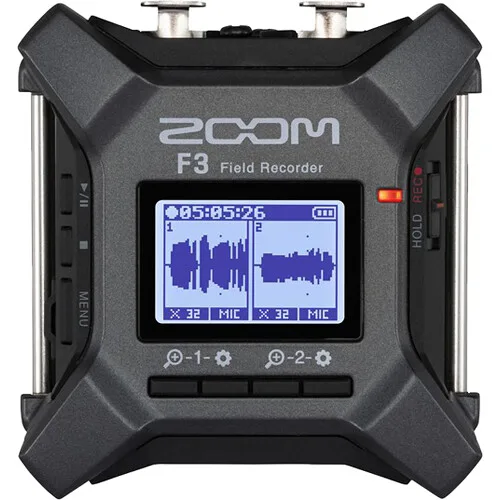 Zoom F3 2-Girişli Ses Kayıt Cihazı
