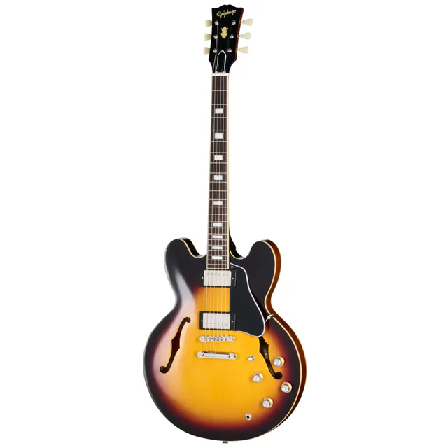 Epiphone 1962 ES-335 Reissue Semi-hollow Elektro Gitar (Vintage Burst)