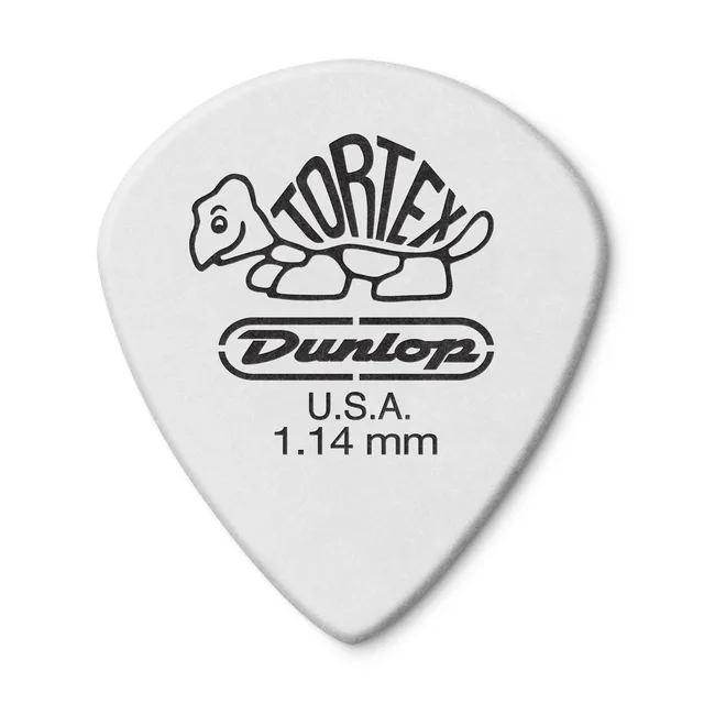 Jim Dunlop 478R1.14 Tortex White Jazz III Pena (1.14 mm)