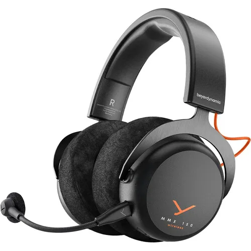 beyerdynamic MMX 150 Wireless Black Oyuncular için Çıkabilir Mikrofonlu Kablosuz Headset