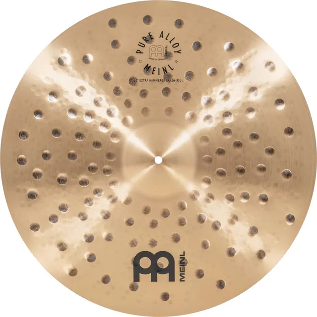 Meinl 22" Pure Alloy Extra Hammered Traditional Crash/Ride Zil