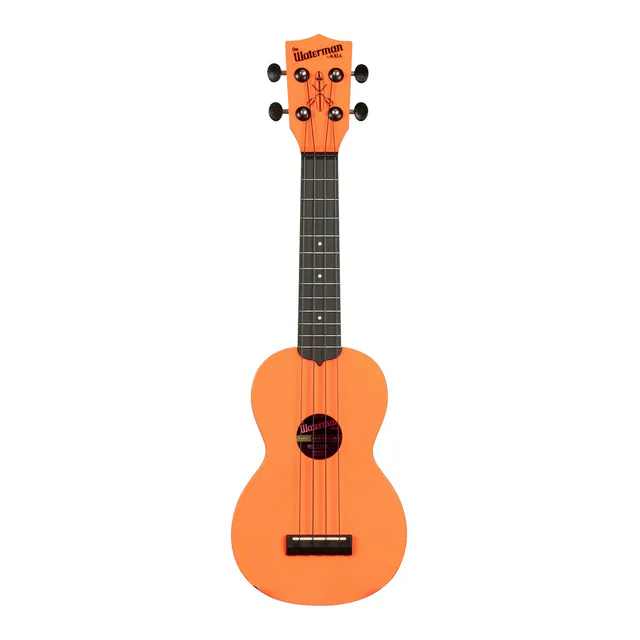 Kala Waterman Recycled Soprano Ukulele (Sunset Orange)
