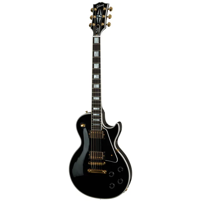 Gibson Custom Les Paul Custom Elektro Gitar (Ebony)
