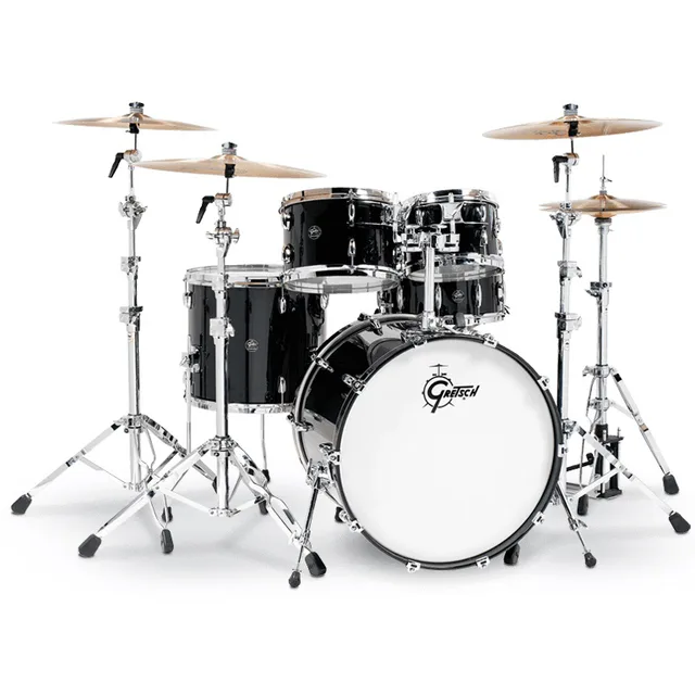 Gretsch Renown 5-Parça 22" Akustik Davul (Piano Black)