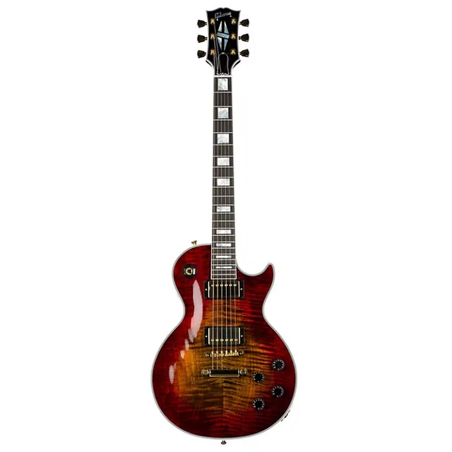 Gibson Custom Les Paul Axcess Custom Figured Top Elektro Gitar (Bengal Burst)